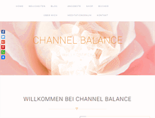 Tablet Screenshot of channel-balance.de